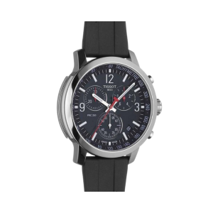 [PREORDER] TISSOT PRC 200 CHRONOGRAPH BLACK DIAL BLACK SILICONE MENS WATCH T114.417.17.057.00 - Image 6