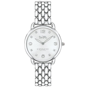 [READY STOCK] COACH MINI DELANCEY SILVER DIAL SILVER STEEL LADIES WATCH 14502781