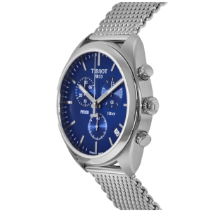 [PREORDER] TISSOT PR100 CHRONOGRAPH BLUE DIAL SILVER MESH MENS WATCH T101.417.11.041.00 - Image 2