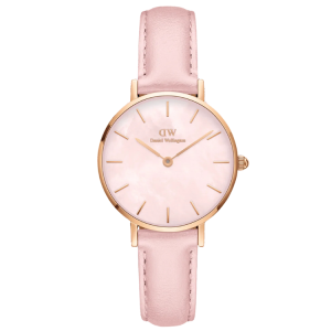 [READY STOCK] DANIEL WELLINGTON PETITE CHERRY BLOSSOM PINK LEATHER LADIES WATCH