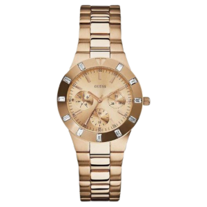 [READY STOCK] GUESS GLISTEN ROSEGOLD DIAL ROSEGOLD STEEL LADIES WATCH W16017L1