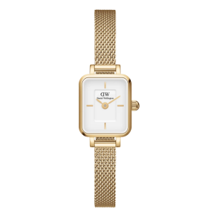 [PREORDER] DANIEL WELLINGTON QUADRO MINI EVERGOLD GOLD MESH LADIES WATCH