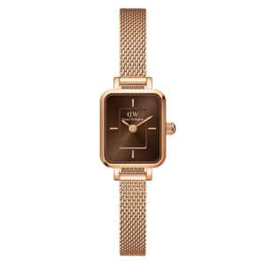 [PREORDER] DANIEL WELLINGTON QUADRO MINI MELROSE AMBER MESH LADIES WATCH