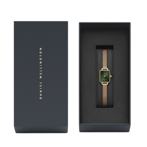 [PREORDER] DANIEL WELLINGTON QUADRO MINI MELROSE EMERALD MESH LADIES WATCH - Image 5