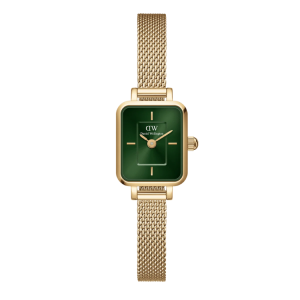 [PREORDER] DANIEL WELLINGTON QUADRO MINI EVERGOLD EMERALD MESH LADIES WATCH