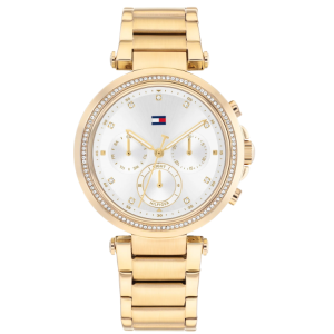 [PREORDER] TOMMY HILFIGER EMILY SILVER DIAL GOLD STEEL LADIES WATCH 1782703