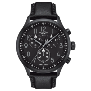 [PREORDER] TISSOT CHRONO XL BLACK DIAL BLACK LEATHER MENS WATCH T116.617.36.052.00