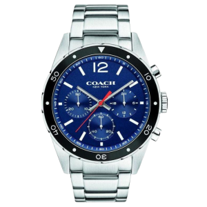 [PREORDER] COACH SULLIVAN CHRONOGRAPH BLUE DIAL SILVER STEEL MENS WATCH 14602032