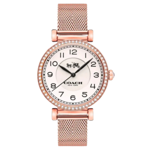 [READY STOCK] COACH MADISON SILVER DIAL ROSEGOLD MESH LADIES WATCH 14503398