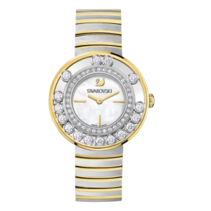 [PREORDER] SWAROVSKI LOVELY CRYSTAL MOTHER OF PEARL DIAL TWO TONE STEEL WATCH 1187022