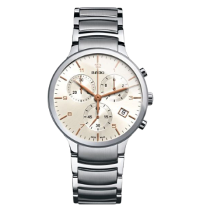 [READY STOCK] RADO CENTRIX CHRONOGRAPH SILVER DIAL SILVER METAL STEEL MENS WATCH R30122113