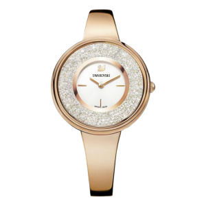 [PREORDER] SWAROVSKI CRYSTALLINE PURE SILVER SUNRAY DIAL ROSEGOLD BRACELET WATCH 5269250