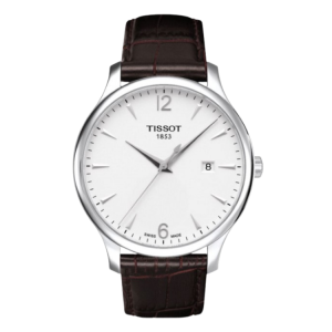 [PREORDER] TISSOT EVERYTIME SILVER DIAL BROWN LEATHER MENS WATCH T063.610.16.037.00