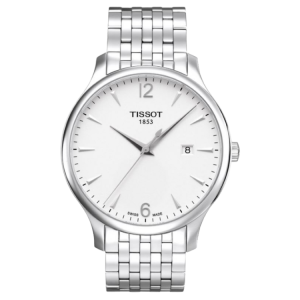 [PREORDER] TISSOT TRADITION SILVER DIAL SILVER STEEL MENS WATCH T063.610.16.037.00