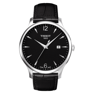 [PREORDER] TISSOT EVERYTIME BLACK DIAL BLACK LEATHER MENS WATCH T063.610.16.057.00