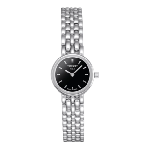 [PREORDER] TISSOT LOVELY ROUND BLACK DIAL SILVER STEEL LADIES WATCH T058.009.11.051.00