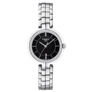 [PREORDER] TISSOT FLAMINGO BLACK DIAL SILVER STEEL LADIES WATCH T094.210.11.051.00
