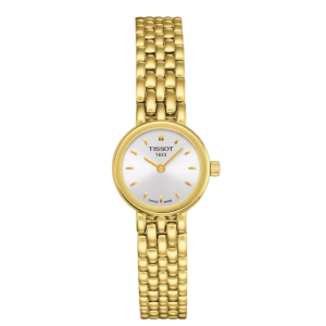 [PREORDER] TISSOT LOVELY ROUND SILVER DIAL GOLD STEEL LADIES WATCH T058.009.33.031.00