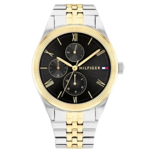 [PREORDER] TOMMY HILFIGER MONICA BLACK DIAL TWO TONE STEEL LADIES WATCH 1782591